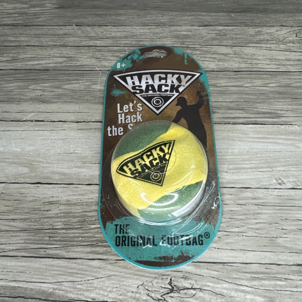Hacky Sack By PlayMonster 2026 The Original Footbag Yellow & Green